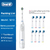 Oral B-4010 Escova de Dentes Elétrica, Advance Power, Precision Limpar Dentes, Remover Placa com Cabeças de Escova Extra Substituição - chacalstore