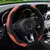 Capa de couro para volante de carro fibra de carbono PU sem anel interno - comprar online