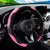 Capa de couro para volante de carro fibra de carbono PU sem anel interno na internet