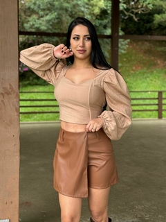 CROPPED MANGA LONGA - comprar online