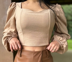 CROPPED MANGA LONGA