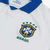 Camisa Brasil-Branca E Azul-Masculina (P) na internet