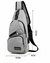 Mochila Cruzada Mariconera Pechera con USB broche Antirobo - comprar en línea