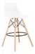 Banqueta Alta Eames Negra/Blanca/Gris - comprar online
