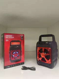 Imagen de Parlante AQUE-Mod 008 (Bluetooth) 3" - LUCES LED FIESTA