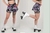 Short pollera estampado - comprar online