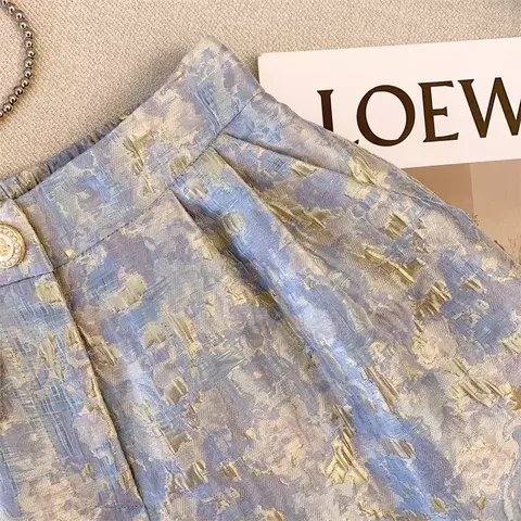 Shorts com Estampa Tie-dye