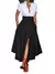 Saia Longa com Bolsos e Fenda na internet