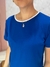 Manga curta Azul (cor lisa) na internet