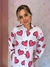 Americano Inverno Corações Rosas - comprar online