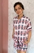 Americano Verão xadrez rosa - Prin Pijamas - Fabricantes e Loja Online de Pijamas em Suede