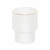 CJ 2 COPOS BAIXOS DE CRISTAL C/FIO DE OURO LINES 220ml - Honney Home