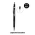 LAPISEIRA EXEC. PRETA 0.5MM