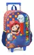 MOCHILA INFANTIL COM RODINHA SUPER MARIO BROS G VERMELHA UNI na internet