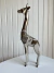 JIRAFA ESTATUILLA DECO ALUMINIO 38CM - comprar online