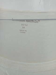 Blusa blanca luithin 3XL en internet