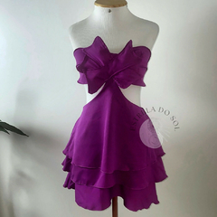 Vestido Trevo Roxo - comprar online