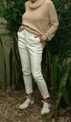 Pantalón Clásico Pitón Blanco