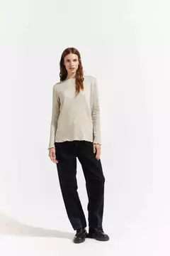 SWEATER LUREX -BEIGE
