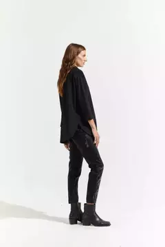 BLUSA MIX - NEGRA - comprar online
