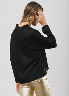 Camisa Combinada Negra en internet
