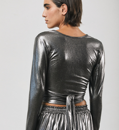 Remera Lamé Peltre - ANONIMASBYMARY