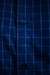 Camisa Social Algodão Indiano - Azul Marinho Xadrez