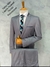Terno Slim Poliviscose - Cinza Chumbo - loja online