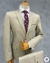 Imagem do Terno Slim Poliviscose - Cor Areia - Riscas de Giz