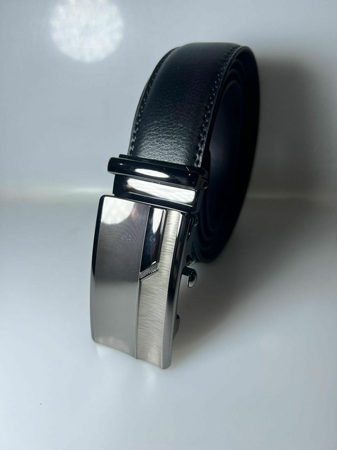 Cinto Masculino de Couro com Catraca Automática - Linha Premium