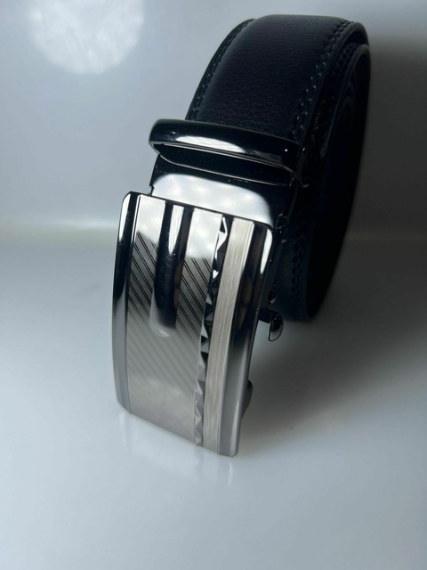 Cinto Masculino de Couro com Catraca Automática - Linha Premium