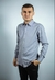 Camisa Social Cinza Claro - Xadrez Minimalista - comprar online