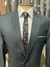 Terno Slim Poliviscose - Cinza Chumbo Escuro - loja online