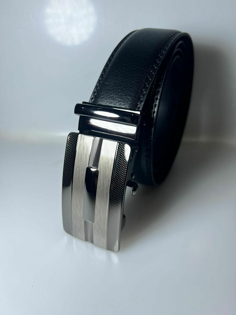 Cinto Masculino de Couro com Catraca Automática - Linha Premium