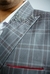 Terno Slim Principe de Gales Cinza - Poliviscose Premium - LS Gravatas e acessórios