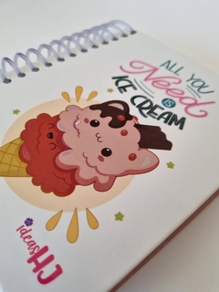 Libreta Pocket 200 All U Need Ice Cream en internet