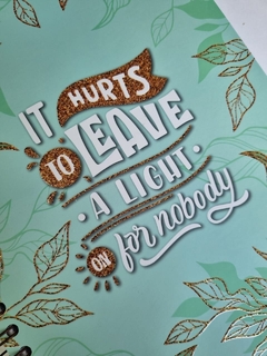 Libreta Profesional It Hurts to Leave en internet