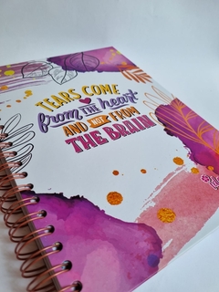 Imagen de Libreta Profesional Tears come from the Heart