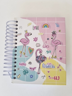 Libreta Pocket 200 Hello Flamingos - comprar en línea