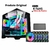 GABINETE GAMER AQUARIO PRETO HAYOM GB1790 Com 6 Fans RGB - MICRO ATX MINI ITX - PHR - Melhor atendimento e preço sempre
