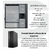 GABINETE OFFICE SLIMDESK COM FONTE 200W - BLUECASE BG-2002 PRETO - USB 3.0 / VERTICAL / HORIZONTAL / MICROATX / MINI-ITX na internet