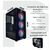 Gabinete Gamer Preto Com 3 Fans RGB - GB1769 HAYOM - comprar online