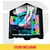 Imagem do GABINETE GAMER AQUARIO PRETO HAYOM GB1790 Com 5 Fans RGB - MICRO ATX MINI ITX