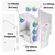 GABINETE GAMER BRANCO HAYOM GB1733 COM 6 FANS - ATX MICRO-ATX na internet