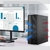 GABINETE OFFICE SLIMDESK COM FONTE 200W - BLUECASE BG-2002 PRETO - USB 3.0 / VERTICAL / HORIZONTAL / MICROATX / MINI-ITX