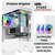 GABINETE GAMER AQUARIO BRANCO HAYOM GB1793 Com 3 Fans RGB - ATX MICRO ATX ITX - comprar online