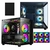 GABINETE GAMER AQUARIO PRETO HAYOM GB1796 Com 6 Fans RGB - MICRO ATX MINI ITX - comprar online