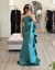 Vestido strapless satinado - comprar en línea