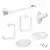 Itepa Set de Accesorios para Baño 6 Piezas SAB