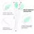 Conjunto de Escova Esfoliante Silicone